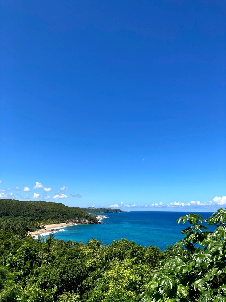 vista hacia la costa oeste de puerto rico