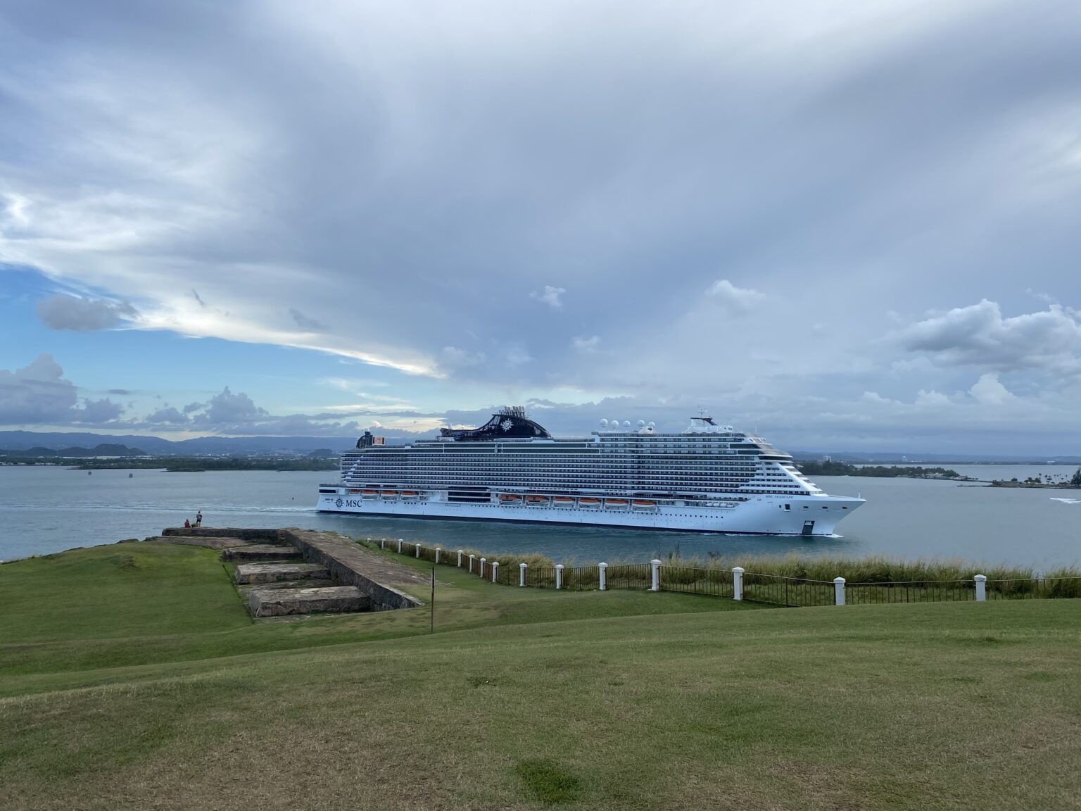 vista de un crucero desde El Morro